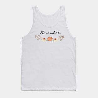 november harvest month border Tank Top